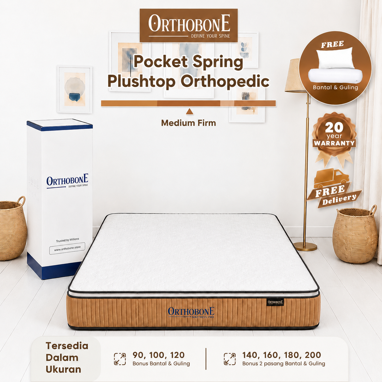 POCKET SPRING PLUSHTOP
